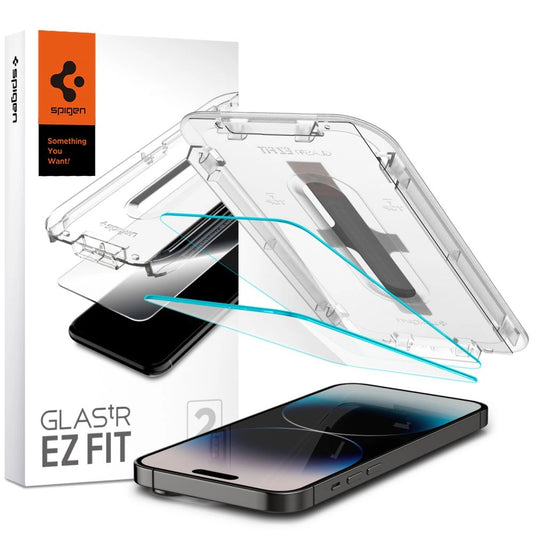 Spigen Glas.tR EZ Fit Tempered Glass for iPhone 14 Pro Max - 2 pcs._0