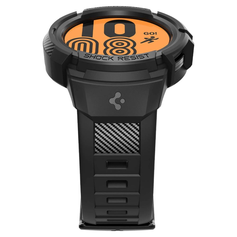 Spigen Rugged Armor Pro Case with Strap for Samsung Galaxy Watch 5 Pro (45mm) - Black_7