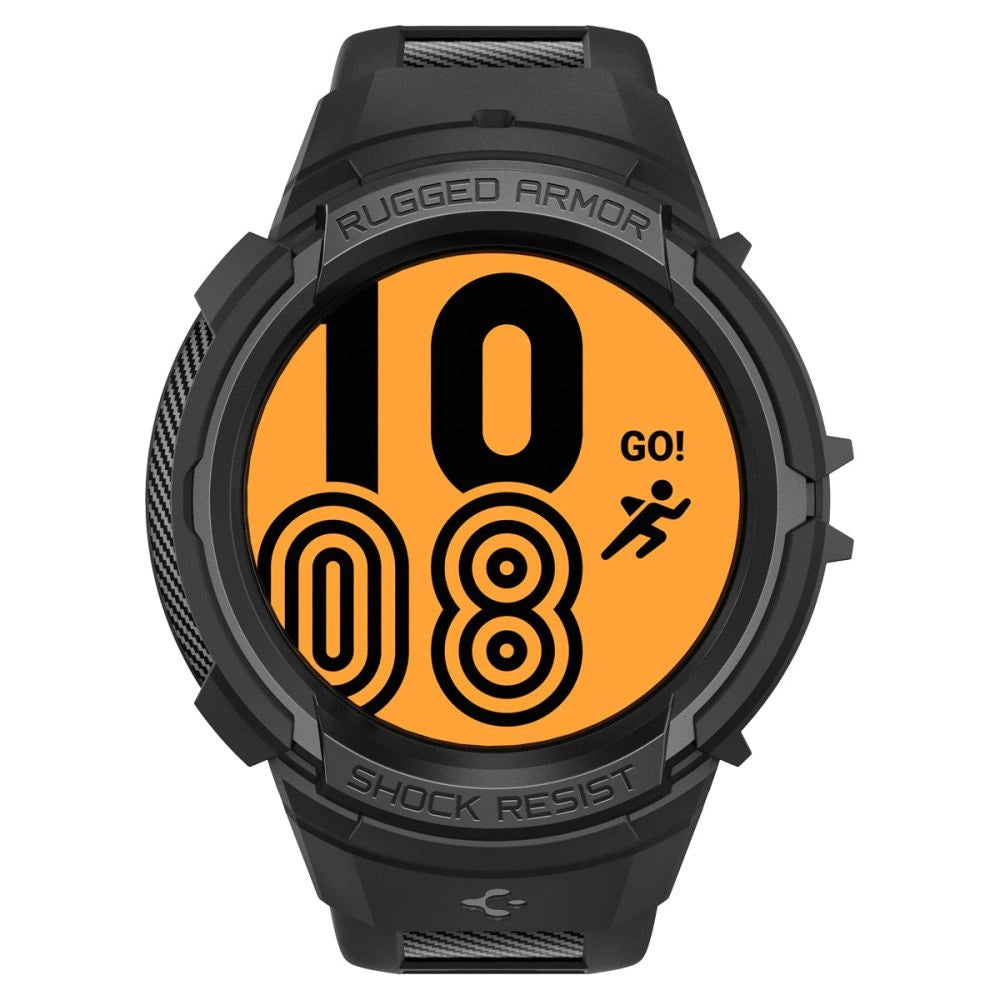 Spigen Rugged Armor Pro Case with Strap for Samsung Galaxy Watch 5 Pro (45mm) - Black_8