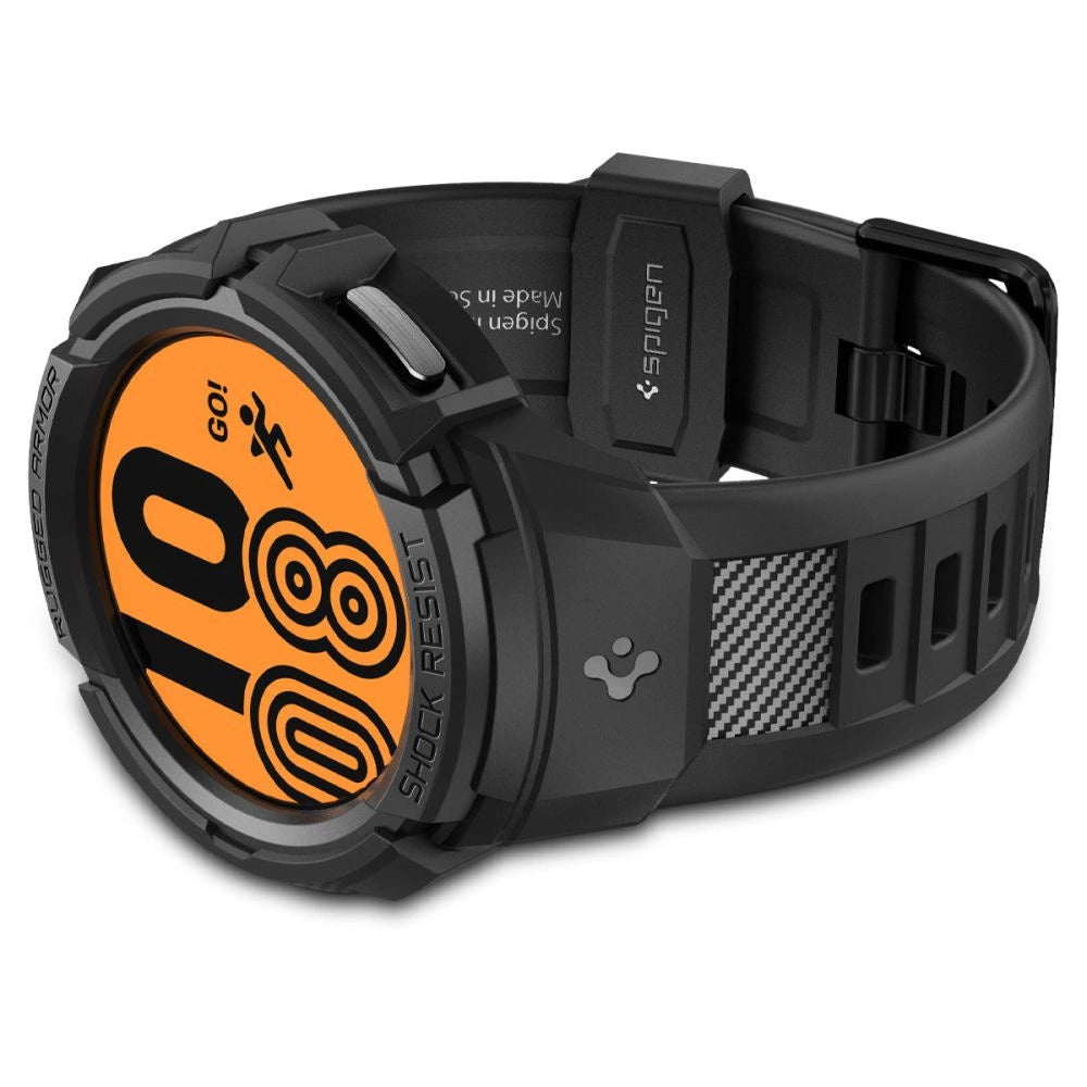 Spigen Rugged Armor Pro Case with Strap for Samsung Galaxy Watch 5 Pro (45mm) - Black_11