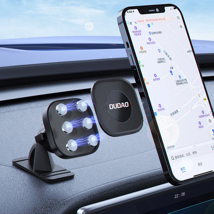 Dudao magnetic smartphone car holder black (F6C)_3