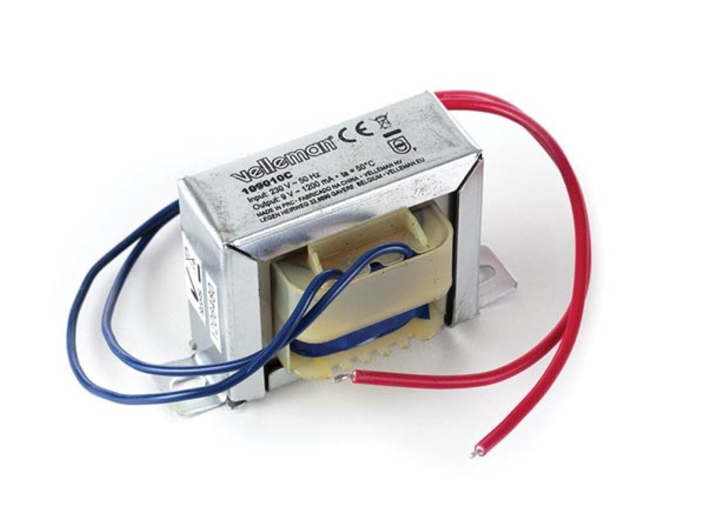 TRANSFORMADOR DE QUADRO ABERTO 10.8 VA 1 x 9 V~ 1200 mA máx._0