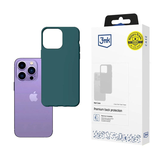 Case for iPhone 14 Pro from the 3mk series Matt Case - dark green_0