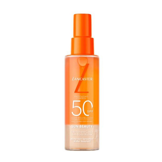 Água Solar Lancaster Sun Beauty / SPF50 / 100ml / Vaporizador / Coty Prestige / 3616305916174_0