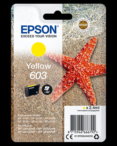 Epson Ink 603 Yellow Gelb (C13T03U44010)_0