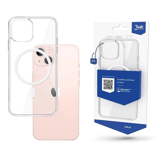 Case for iPhone 14 Plus compatible with MagSafe from the 3mk MagCase series - transparent_0