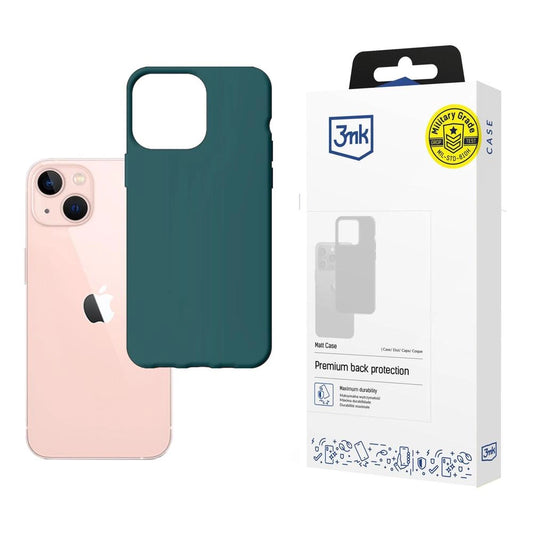 Case for iPhone 14 Plus from the 3mk Matt Case series - dark green_0