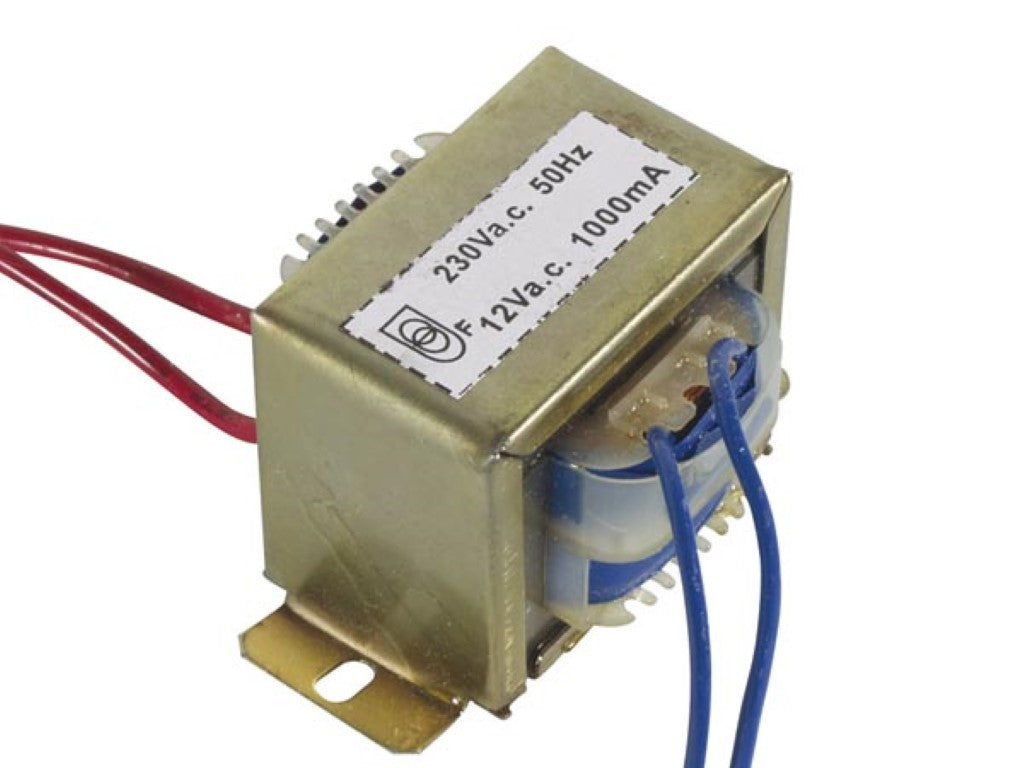 TRANSFORMADOR DE QUADRO ABERTO 12 VA 1 x 12 V~ 1000 mA máx._0