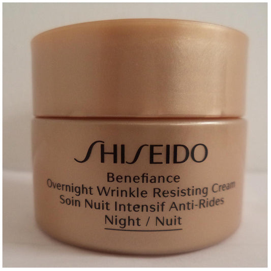SHISEIDO BENEFIANCE OVERNIGHT WRINKLE CREMA DE NOCHE ANTI-ARRUGAS SIN CAJA 30ML_0