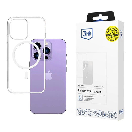 Case for iPhone 14 Pro Max compatible with MagSafe from the 3mk MagCase series - transparent_0