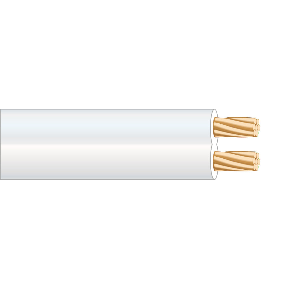 Cabo paralelo 2x2,5mm branco "Ã¡udio" euro/m_0