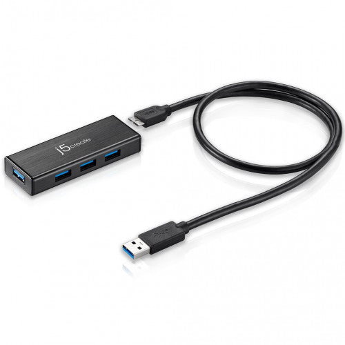 J5CREATE JUH340 MINI HUB USB 3.0 4 PUERTOS_3