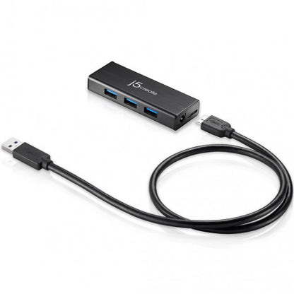 J5CREATE JUH340 MINI HUB USB 3.0 4 PUERTOS_4
