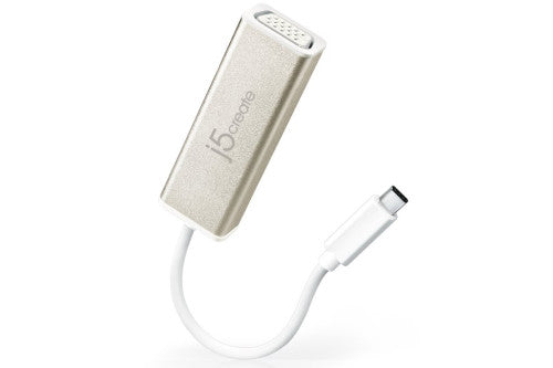 j5create JCA111 Adaptador grÃ¡fico USB 1920 x 1080 Pixeles Aluminio, Blanco_1