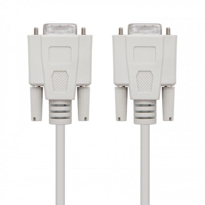 Nanocable CABLE SERIE NULL MODEM, DB9/H-DB9/H, 1.8 M_1