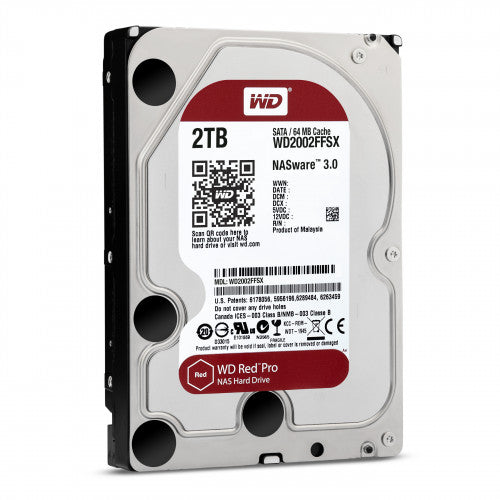 Western Digital Red Pro disco duro interno 2 TB 7200 RPM 64 MB 3.5" Serial ATA III_2