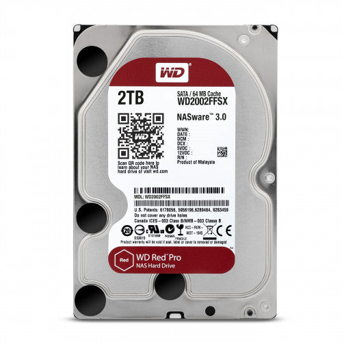 Western Digital Red Pro disco duro interno 2 TB 7200 RPM 64 MB 3.5" Serial ATA III_3