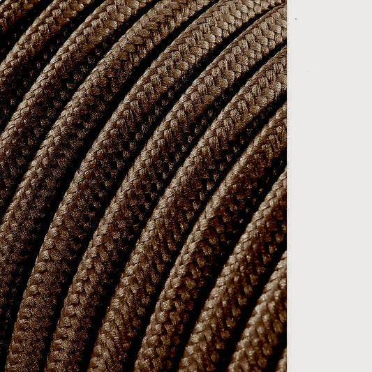 Carretel de cabo cordÃ£o tubular h03vv-f 2 x 0,75 mmÂ² castanho, 5 m_0
