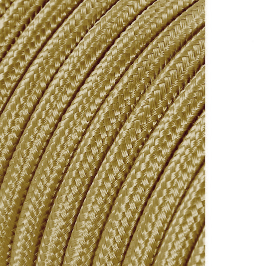 Carretel de cabo cordÃ£o tubular h03vv-f 2 x 0,75 mmÂ² ouro escuro, 5 m_0