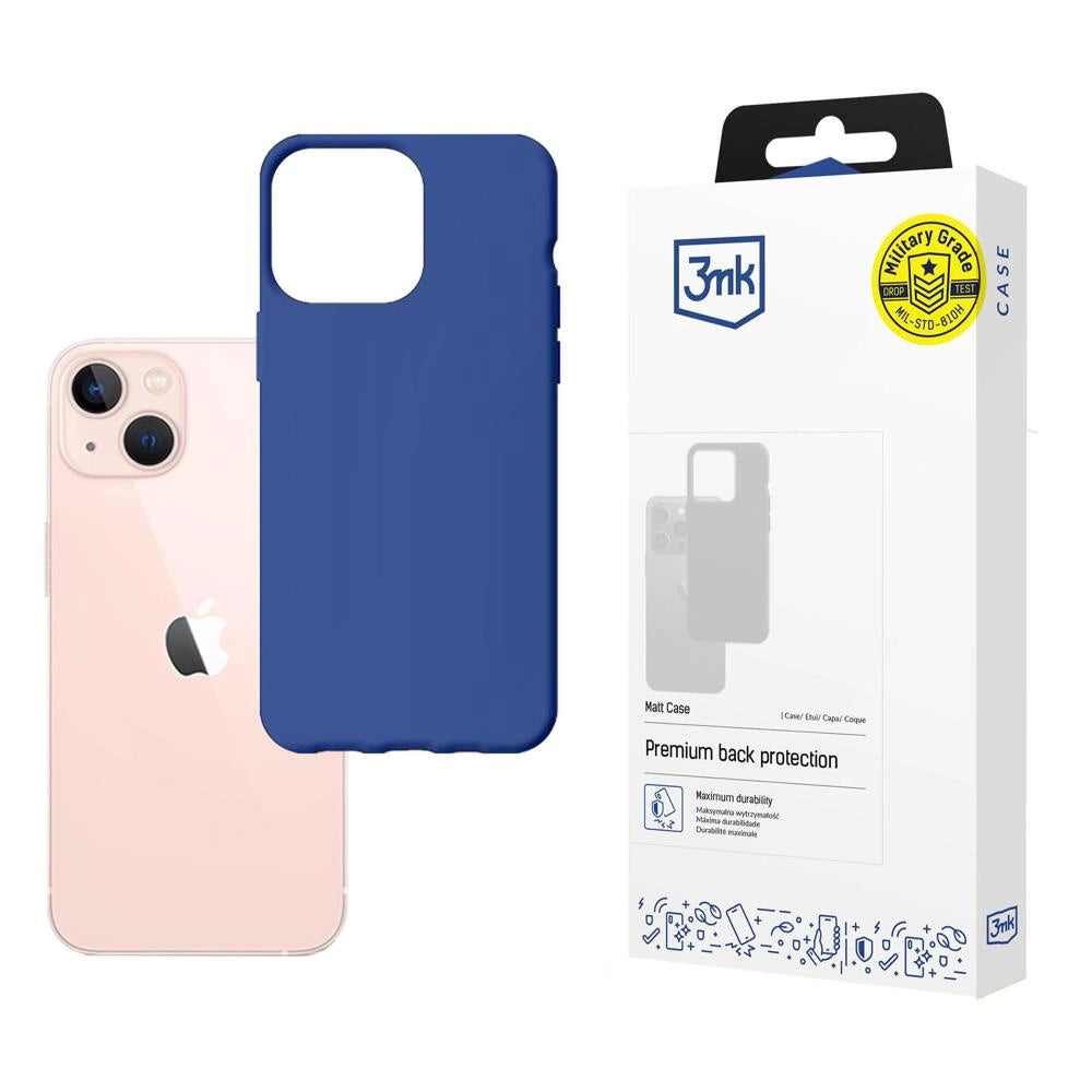Case for iPhone 14 Plus from the 3mk Matt Case series - blue_0