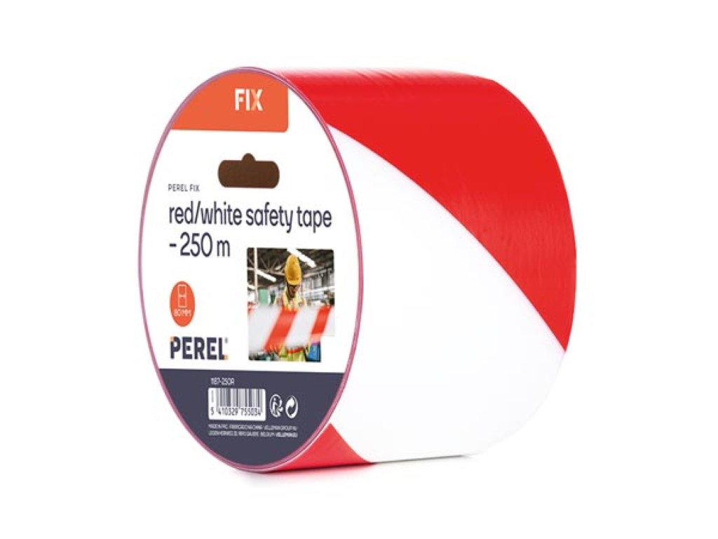 Fita de segurança vermelho/branco - 250 m - carretel_0