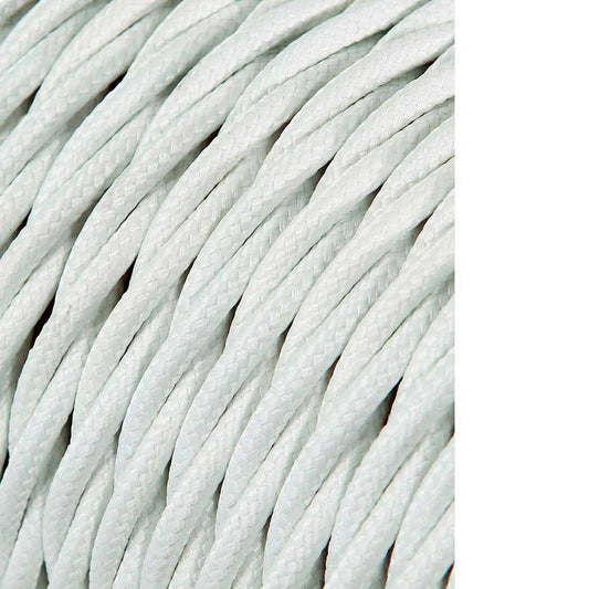 Carretel de cabo tÃªxtil tranÃ§ado h03vv-f 2 x 0,75 mmÂ² cinza prata, 25 m_0