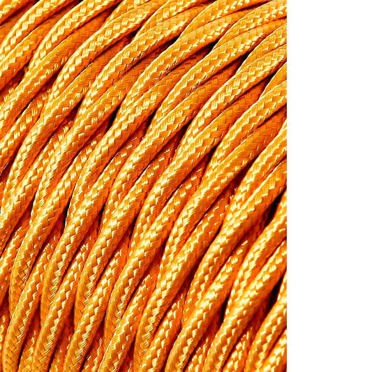 Carretel de cabo tÃªxtil tranÃ§ado h03vv-f 2 x 0,75 mmÂ² ouro escuro, 25 m_0