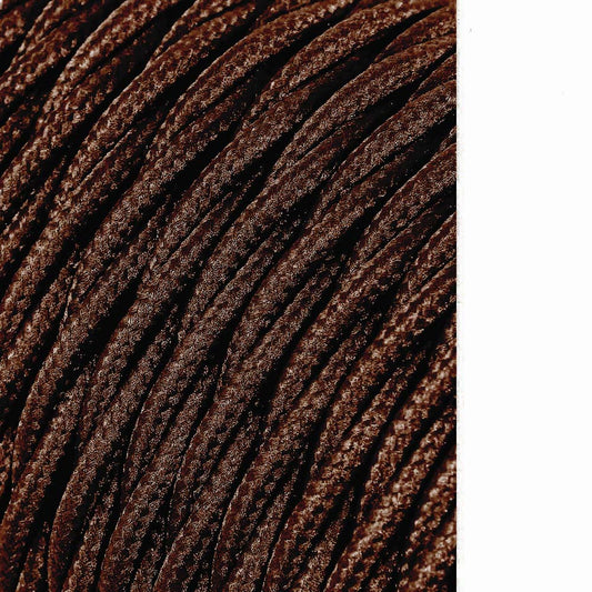 Carretel de cabo tÃªxtil tranÃ§ado h03vv-f 2 x 0,75 mmÂ² castanho, 25 m_0