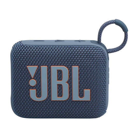 Coluna Portátil JBL Go 4, Bluetooth 5.3, Resistente à Água e Pó (IP67), Até 7h Autonomia + 2h Extra Playtime Boost, Azul