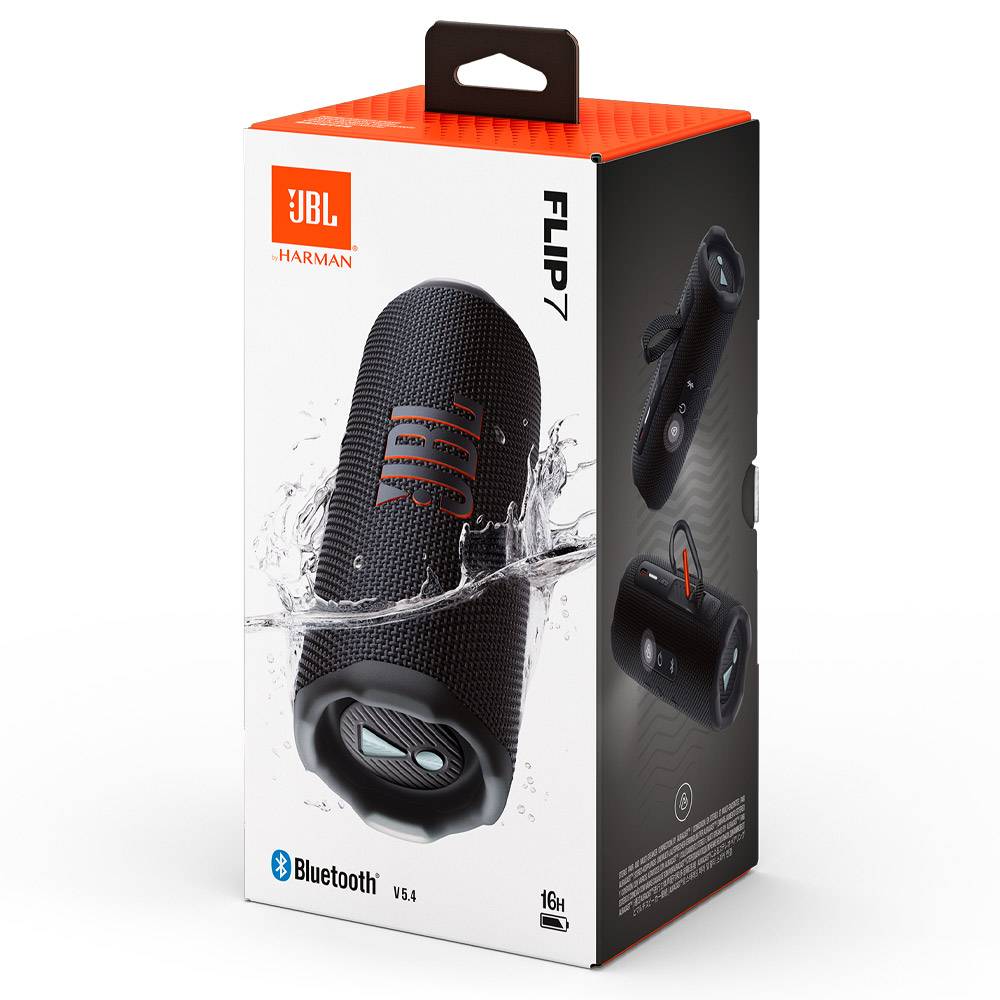 Coluna Portátil JBL Flip 7 Bluetooth Preta