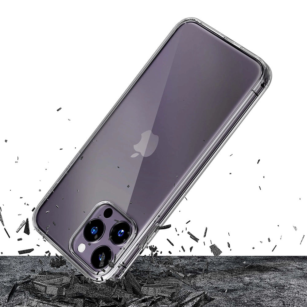 iPhone 14 Pro silicone case from the 3mk Clear Case series - transparent_2
