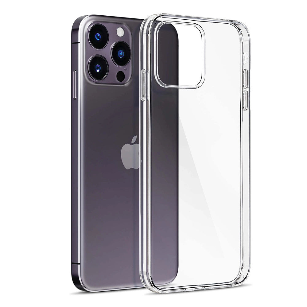 iPhone 14 Pro silicone case from the 3mk Clear Case series - transparent_3