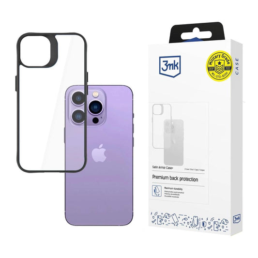 3mk Satin Armor Case+ Series iPhone 14 Pro - Black_0