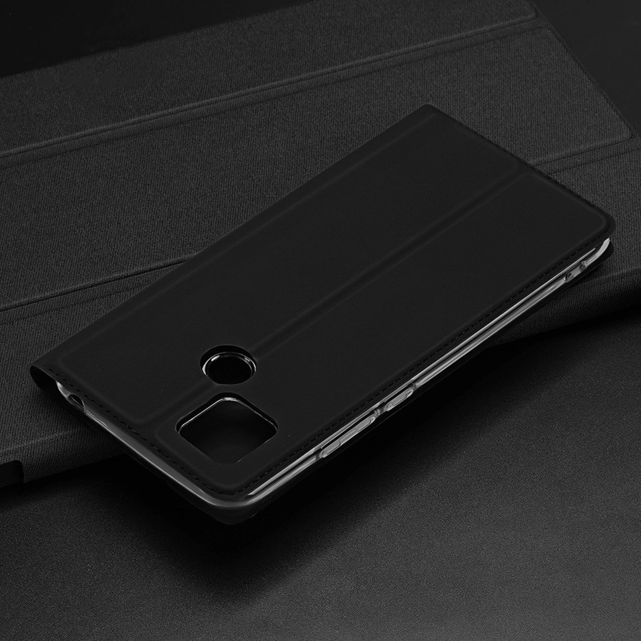 Dux Ducis Skin Pro Case for Xiaomi Poco C40 Flip Card Wallet Stand Gold_17