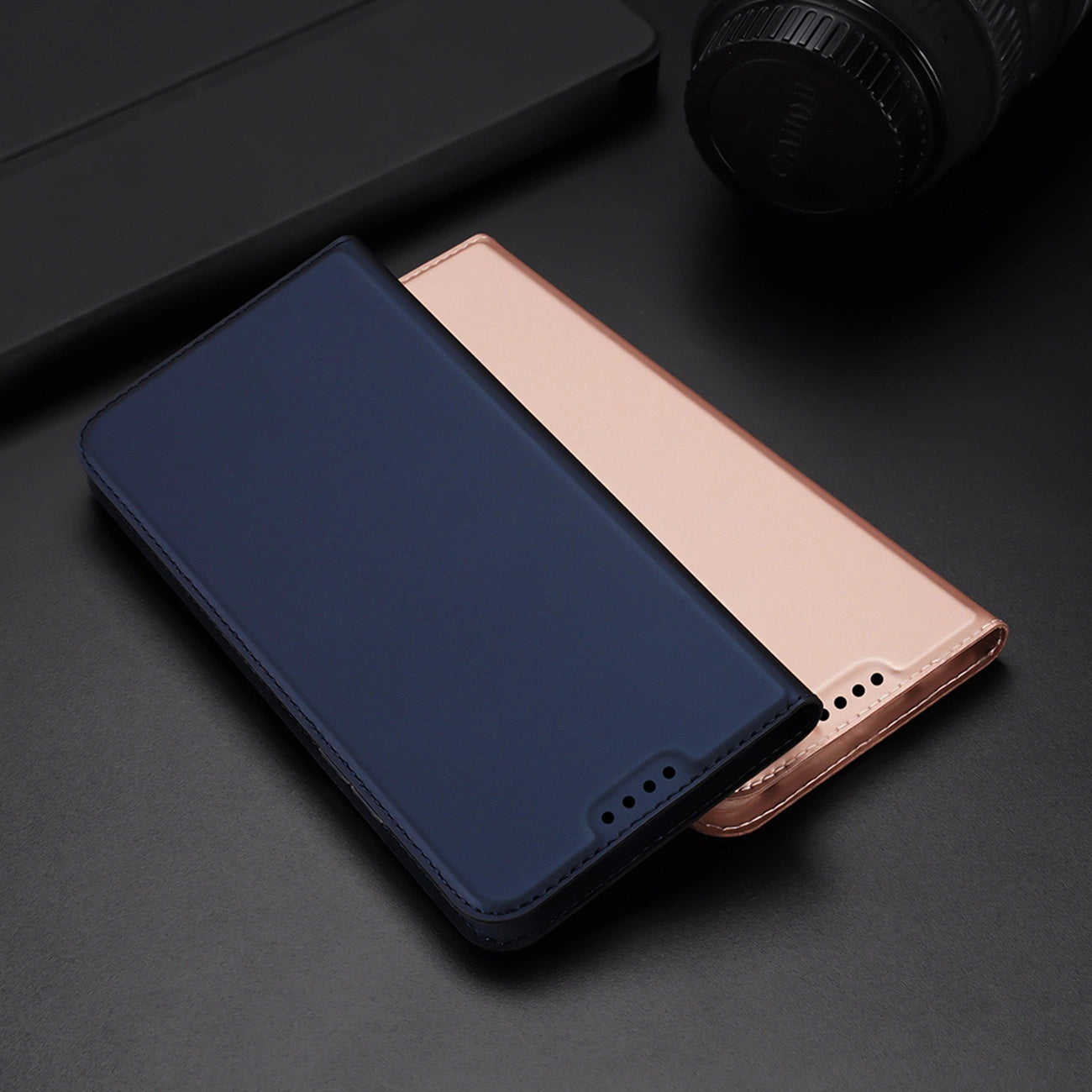 Dux Ducis Skin Pro Case for Xiaomi Poco C40 Flip Card Wallet Stand Gold_18