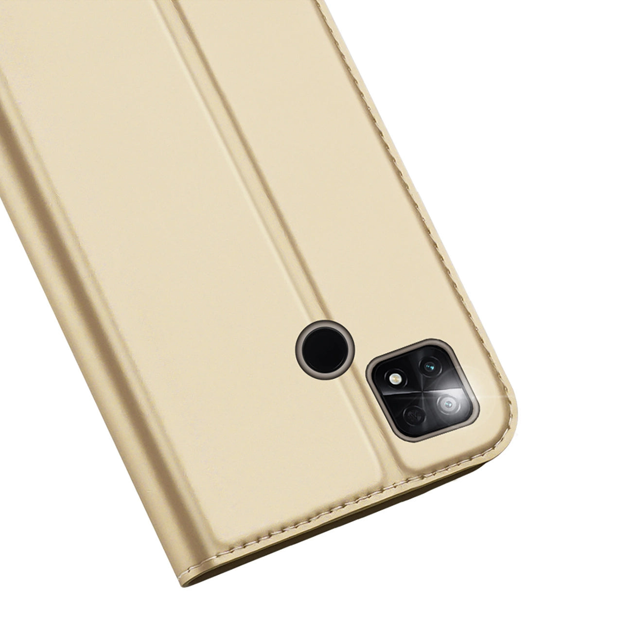 Dux Ducis Skin Pro Case for Xiaomi Poco C40 Flip Card Wallet Stand Gold_1