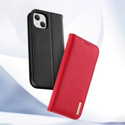 Dux Ducis Hivo Leather Flip Cover Genuine Leather Wallet for Cards and Documents iPhone 14 Plus Black_14