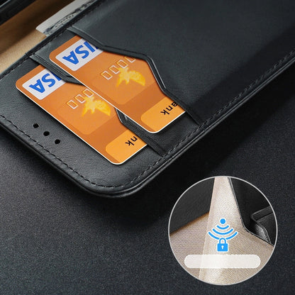 Dux Ducis Hivo Leather Flip Cover Genuine Leather Wallet for Cards and Documents iPhone 14 Pro Max Black_16