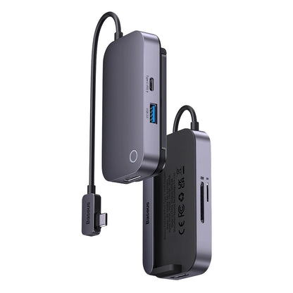Baseus PadJoy universal 6in1 USB-C USB-C HUB for tablet / smartphone - dark gray_0