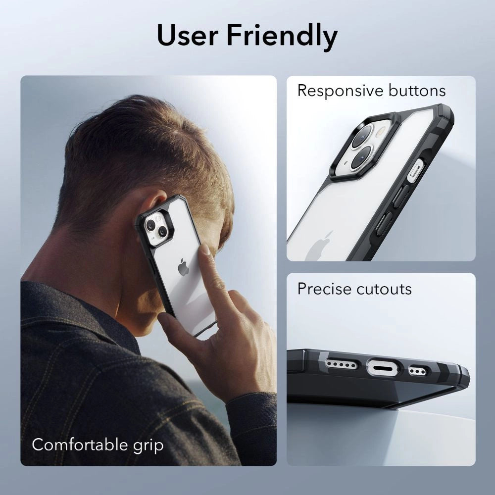 ESR Air Armor Case for iPhone 14 Plus - Clear Black_5
