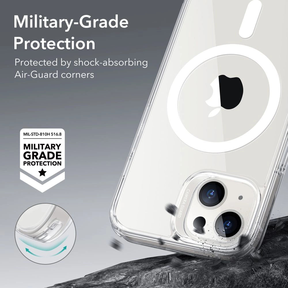 ESR Classic Hybrid Halolock Case with MagSafe for iPhone 13 / iPhone 14 - Clear_3