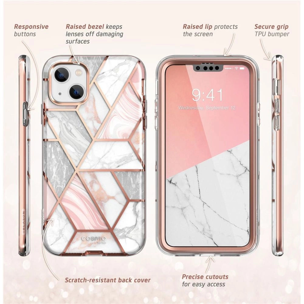 Supcase Cosmo iPhone 14 Plus Case - Pink Marble_5