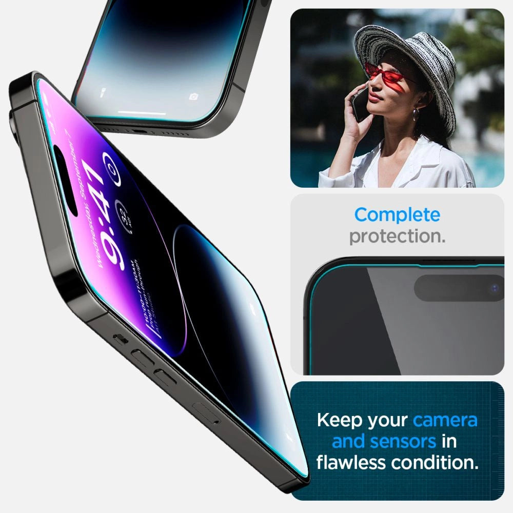 Spigen Glas.tR EZ Fit tempered glass for iPhone 14 Pro - 2 pcs._10