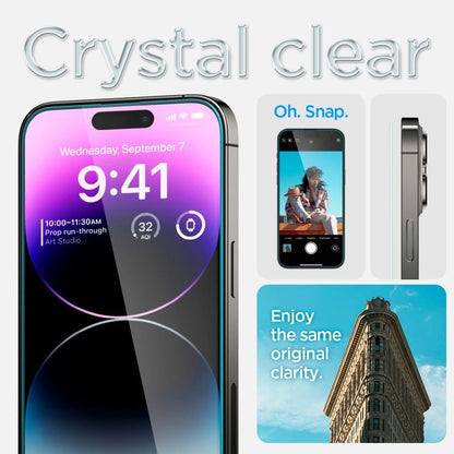 Spigen Glas.tR EZ Fit tempered glass for iPhone 14 Pro - 2 pcs._11