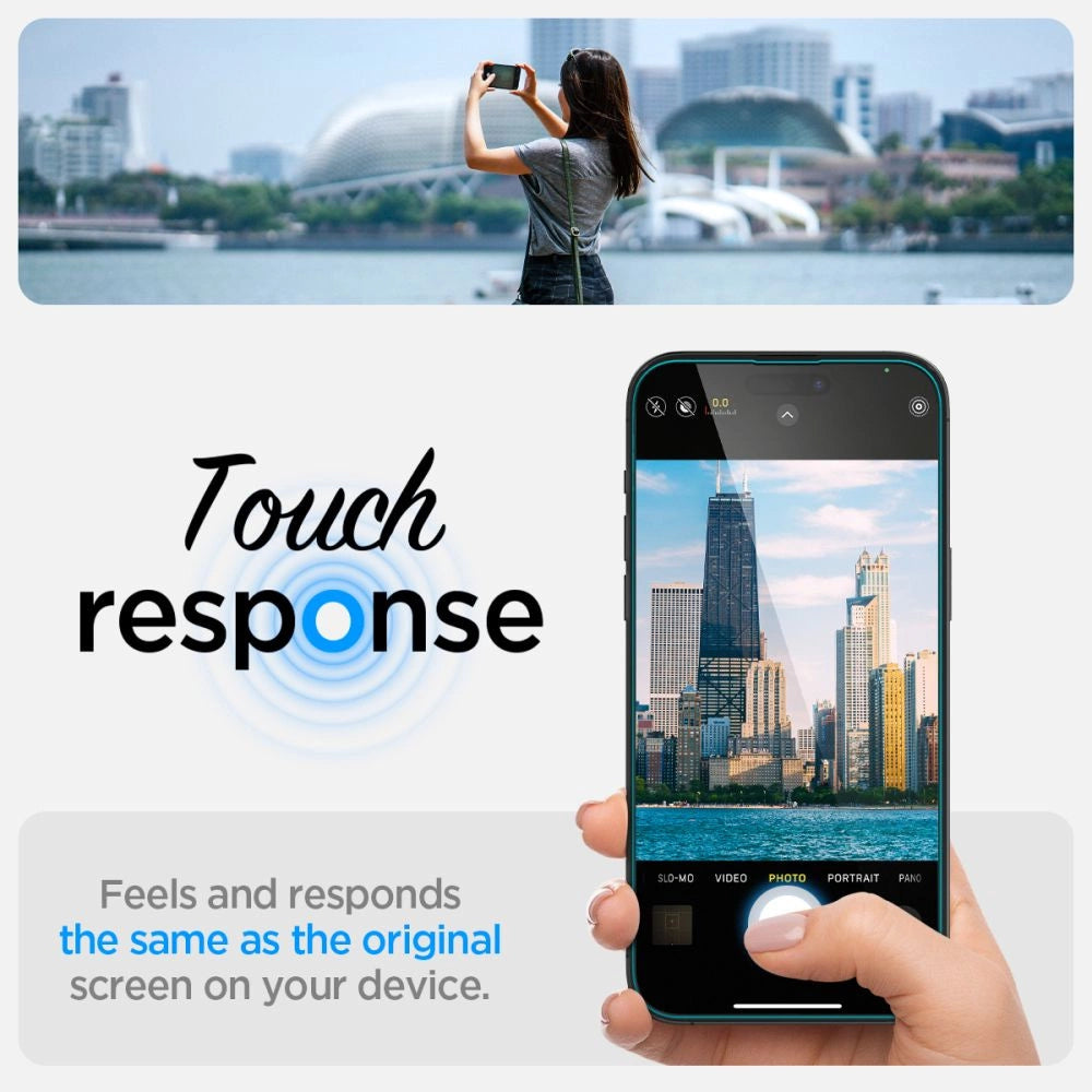 Spigen Glas.tR EZ Fit tempered glass for iPhone 14 Pro - 2 pcs._12