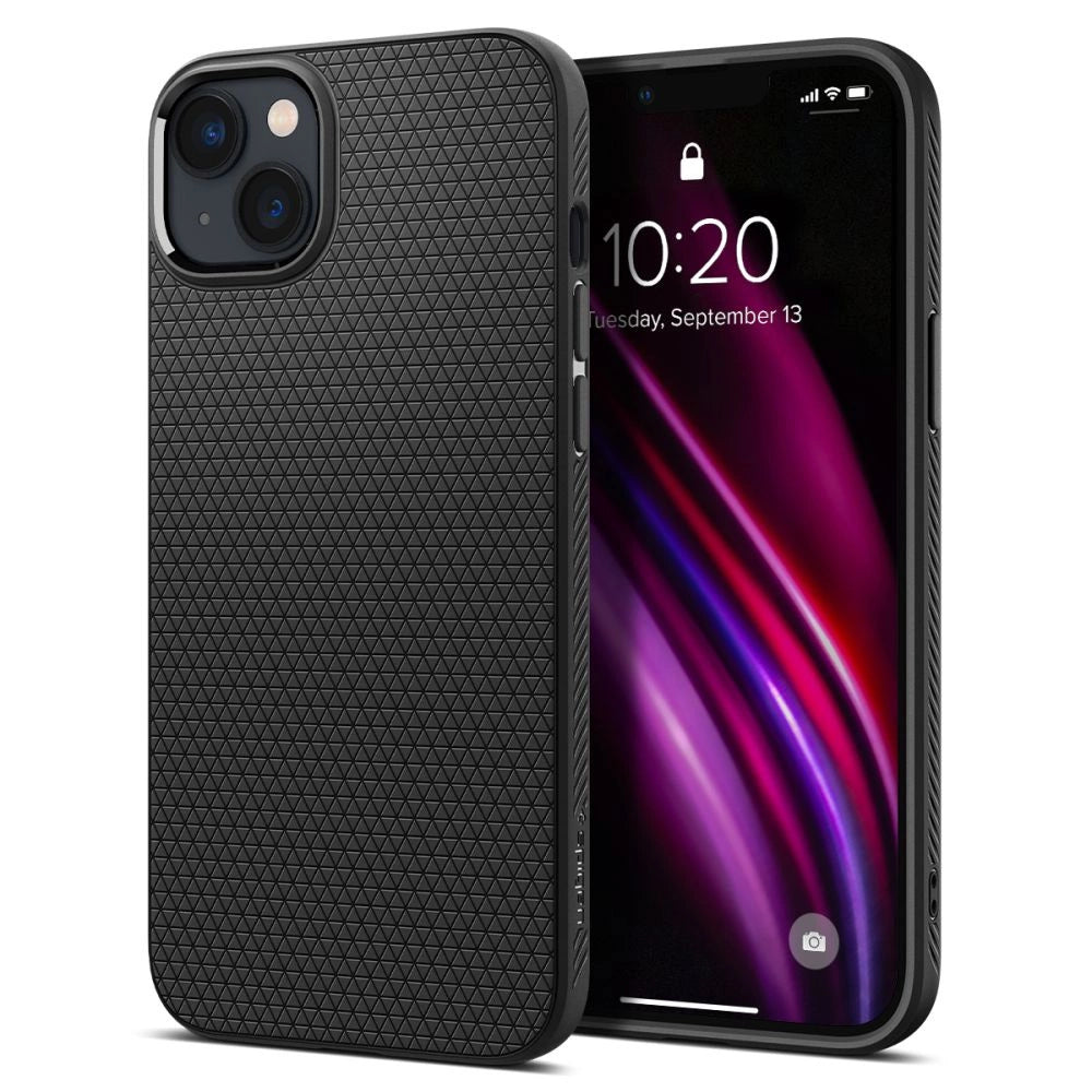 Spigen Liquid Air Case for iPhone 14 Plus - Matte Black_0