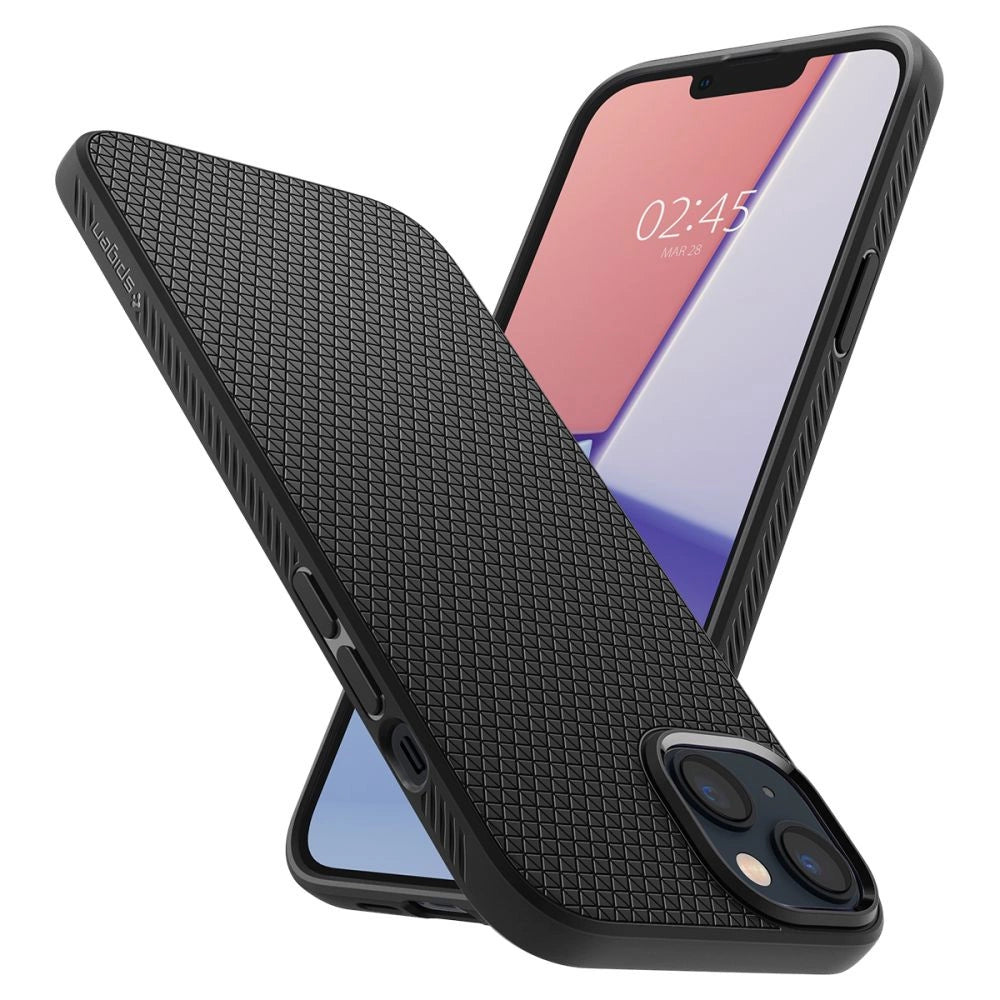 Spigen Liquid Air Case for iPhone 14 Plus - Matte Black_8