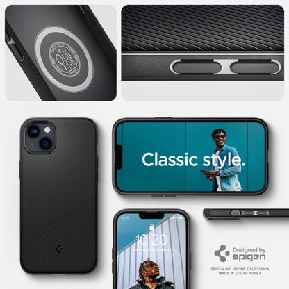 Spigen Mag Armor iPhone 14 Plus Case - Matte Black_12