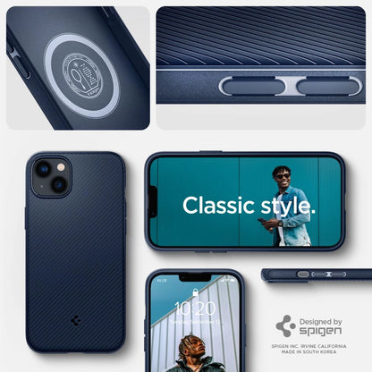 Spigen Mag Armor iPhone 14 Plus Case - Blue_12