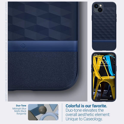 Caseology Parallax Mag Case with MagSafe for iPhone 14 Plus - Navy_8